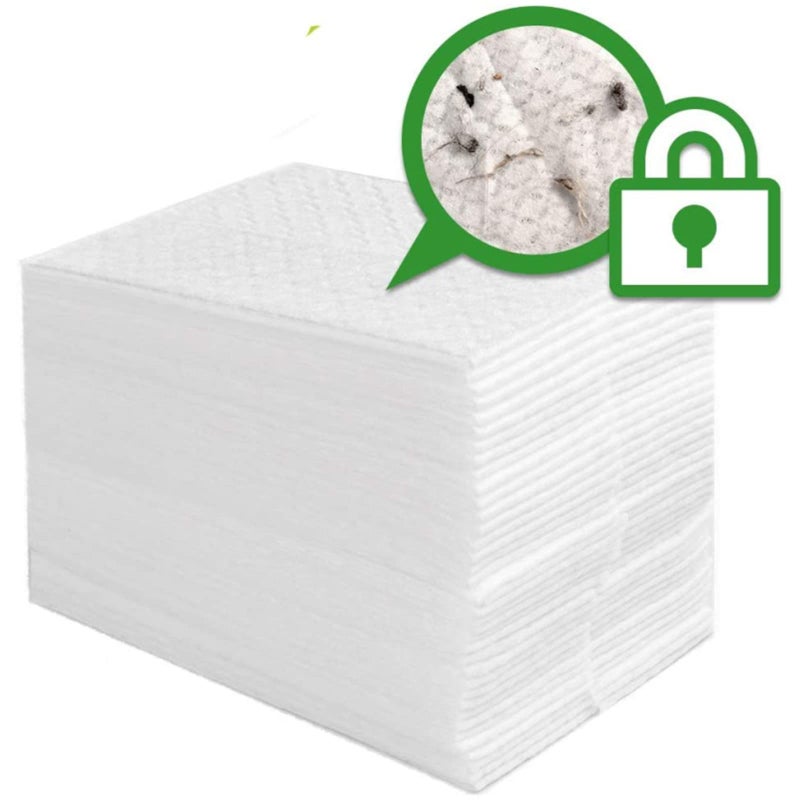 SUNRRA 200 Count Thickeded Dry Sweeping Cloths Compatible with Swiffer Pad  Strong Removal for Dust  Hair and Dander  Dry Refills Compatible with Swiffer Mop  11 x 8.6 inch - Image 1